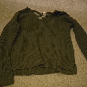 Olive Green Women's Sweater